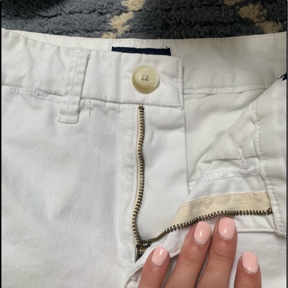 Hi Rise White Shorts - Picture 2 of 5